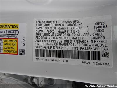 2023 Honda Civic Sport   - Photo 25 - Glassboro, NJ 08028