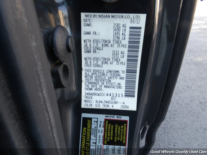 2012 Nissan Frontier SV V6 - Photo 22 - Glassboro, NJ 08028