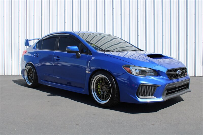 Lapis Blue Pearl 2018 Subaru WRX STI AWD Sedan All-Wheel Drive 6-Speed Manual