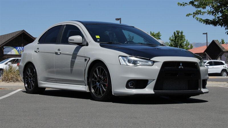 Mercury Gray w/ Black Roof 2015 Mitsubishi Lancer Evolution Sedan All-Wheel Drive 5-Speed Manual