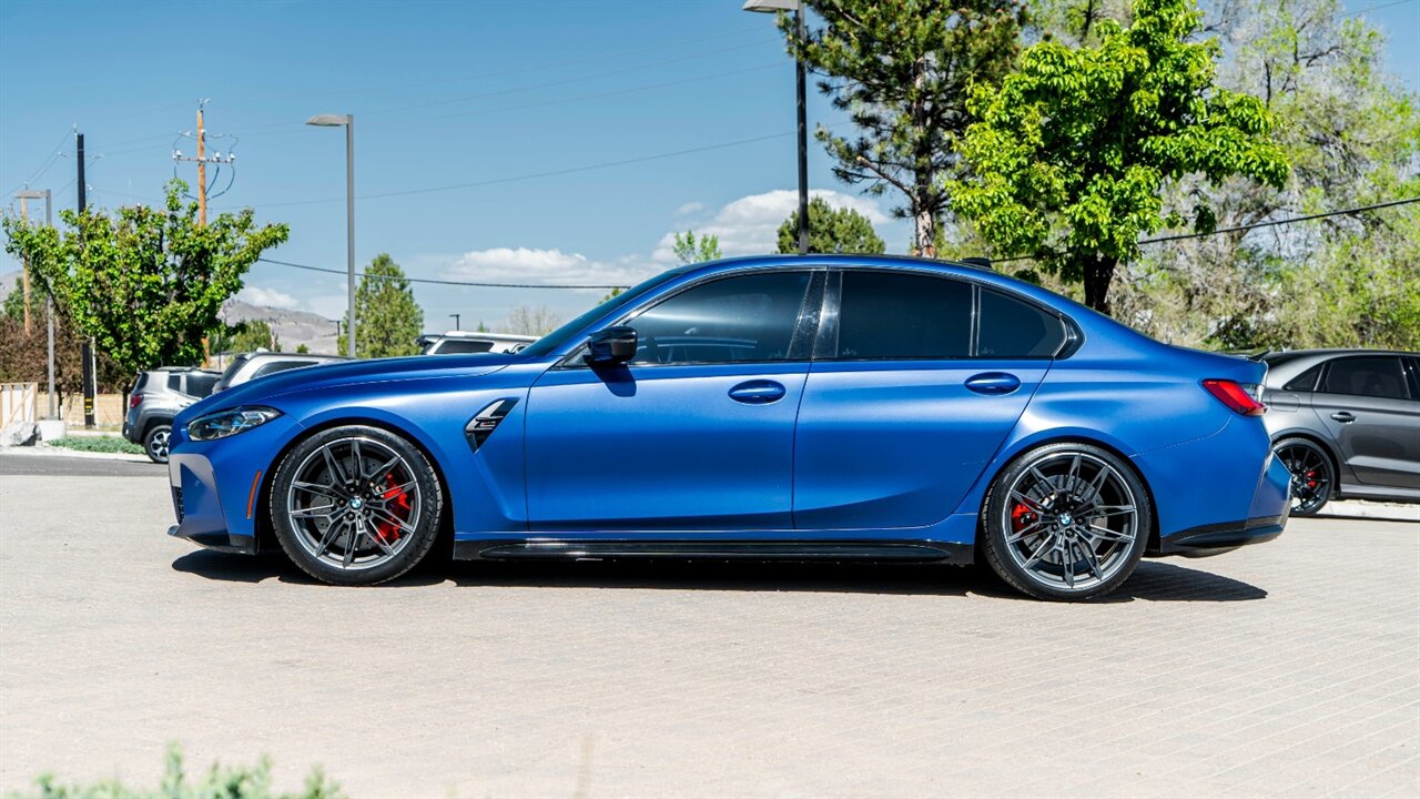 2021 BMW M3 Competition  FROZEN PORTIMAO BLUE - Photo 3 - Reno, NV 89511