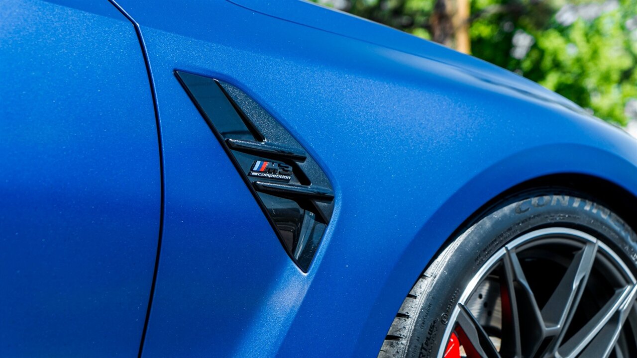 2021 BMW M3 Competition  FROZEN PORTIMAO BLUE - Photo 13 - Reno, NV 89511