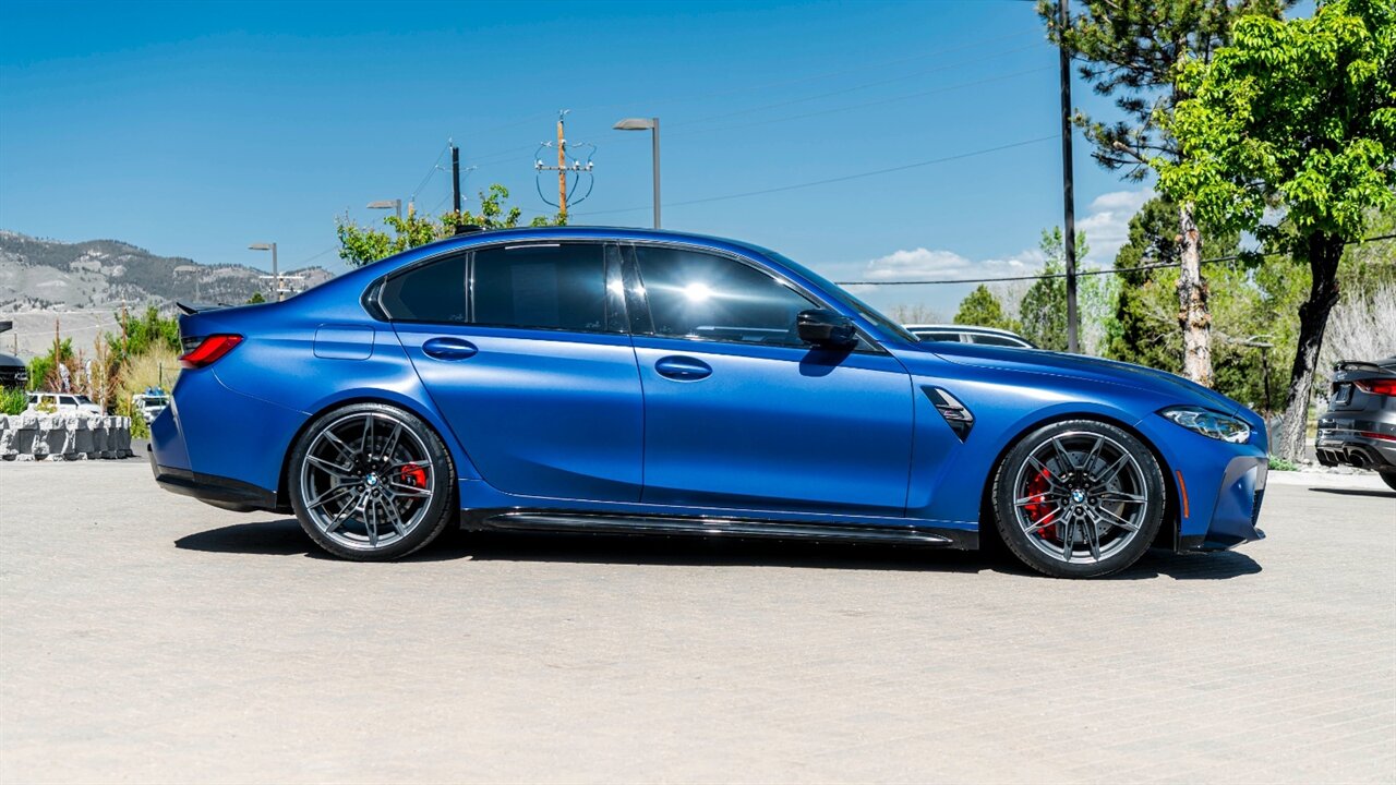 2021 BMW M3 Competition  FROZEN PORTIMAO BLUE - Photo 5 - Reno, NV 89511