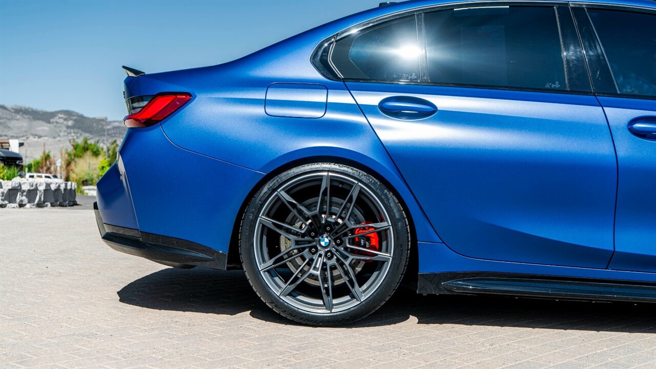 2021 BMW M3 Competition  FROZEN PORTIMAO BLUE - Photo 14 - Reno, NV 89511