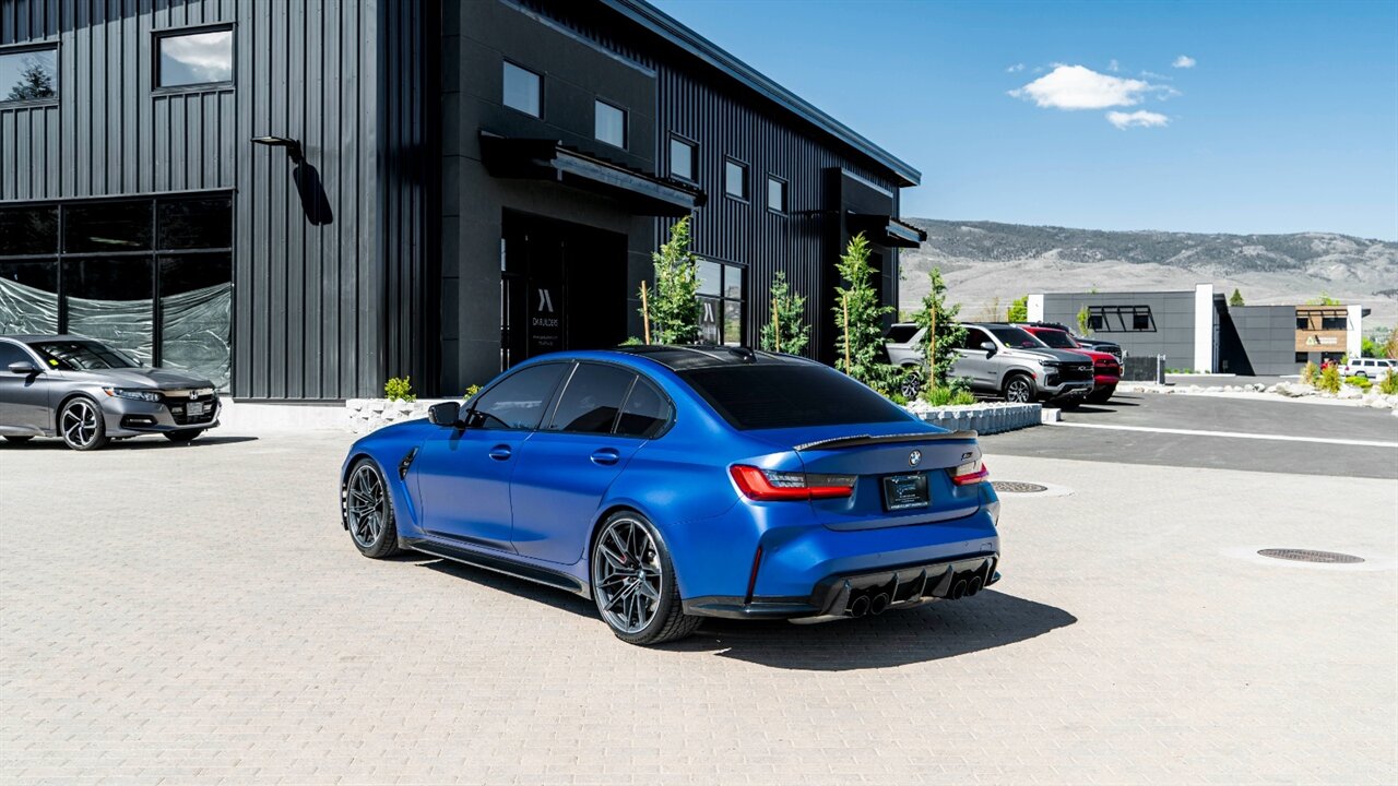 2021 BMW M3 Competition  FROZEN PORTIMAO BLUE - Photo 8 - Reno, NV 89511
