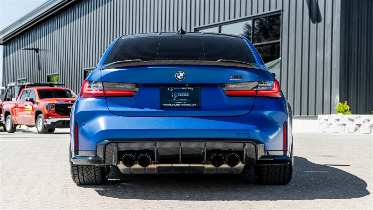 2021 BMW M3 Competition  FROZEN PORTIMAO BLUE - Photo 6 - Reno, NV 89511