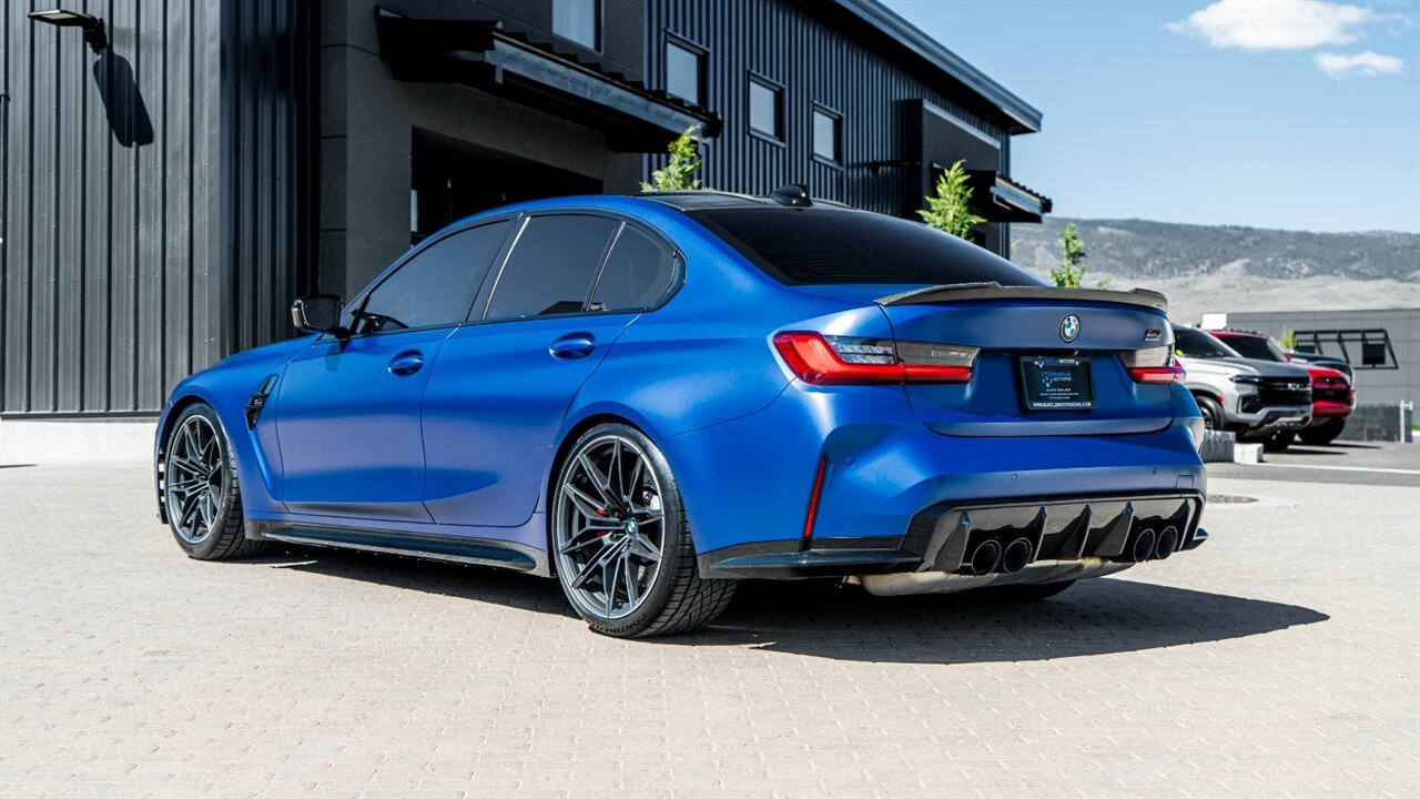 2021 BMW M3 Competition  FROZEN PORTIMAO BLUE - Photo 2 - Reno, NV 89511