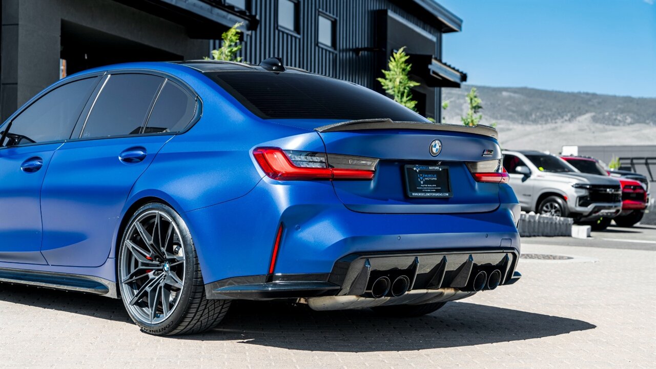 2021 BMW M3 Competition  FROZEN PORTIMAO BLUE - Photo 15 - Reno, NV 89511