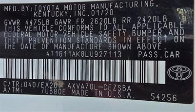 2020 Toyota Camry SE Nightshade   - Photo 29 - Tulsa, OK 74112