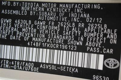 2012 Toyota Camry L   - Photo 22 - Tulsa, OK 74112