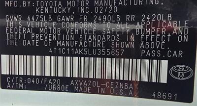 2020 Toyota Camry LE   - Photo 24 - Tulsa, OK 74112