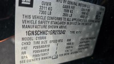 2016 Chevrolet Suburban LT 1500   - Photo 36 - Tulsa, OK 74112