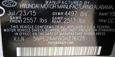 2016 Hyundai SONATA GLS   - Photo 18 - Tulsa, OK 74112