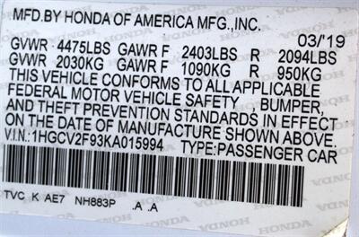 2019 Honda Accord Touring   - Photo 31 - Tulsa, OK 74112