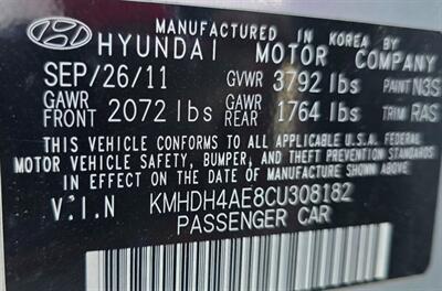2012 Hyundai ELANTRA Limited   - Photo 19 - Tulsa, OK 74112