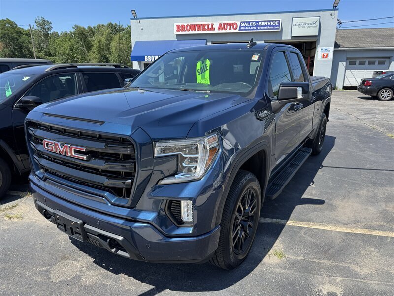 Blue 2019 GMC Sierra 1500 Pickup Truck Four-Wheel Drive Automatic