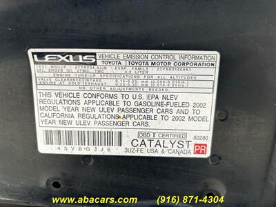 2002 Lexus SC   - Photo 13 - Lincoln, CA 95648
