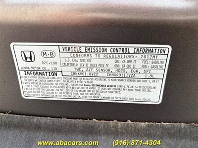 2012 Honda Civic LX   - Photo 19 - Lincoln, CA 95648