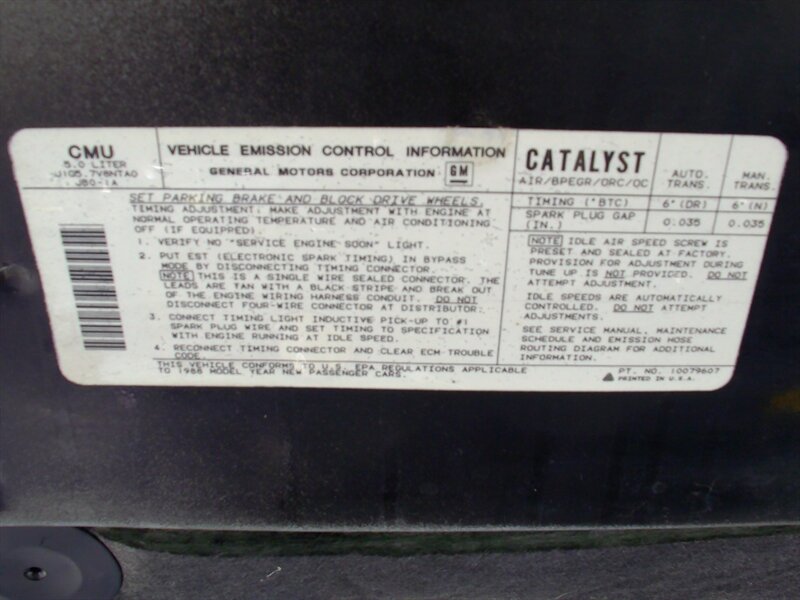 1988 Chevrolet Camaro IROC Z   - Photo 47 - Pleasant Valley, MO 64068