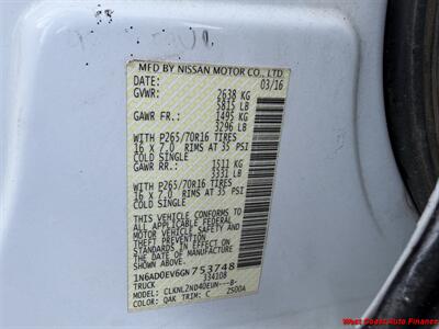 2016 Nissan Frontier SV  4X4 - Photo 34 - San Marcos, CA 92078