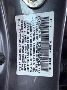 2016 Honda Civic Touring w/Bk Up Camera - Photo 55 - San Marcos, CA 92078