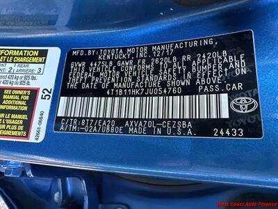 2018 Toyota Camry SE  w/Bk Up Camera - Photo 37 - San Diego, CA 92111
