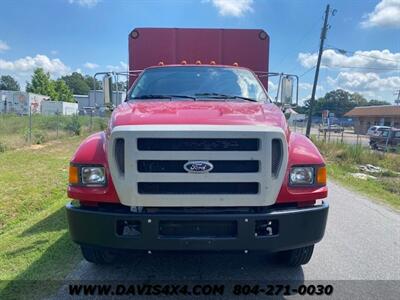 2004 Ford F650 XL Chip Tree Service Truck Low Mileage Cat Diesel  Manual Six Speed Transmission - Photo 2 - North Chesterfield, VA 23237