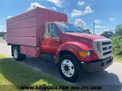 2004 Ford F650 XL Chip Tree Service Truck Low Mileage Cat Diesel  Manual Six Speed Transmission - Photo 3 - North Chesterfield, VA 23237