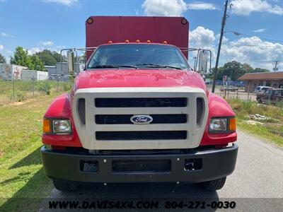 2004 Ford F650 XL Chip Tree Service Truck Low Mileage Cat Diesel  Manual Six Speed Transmission - Photo 27 - North Chesterfield, VA 23237