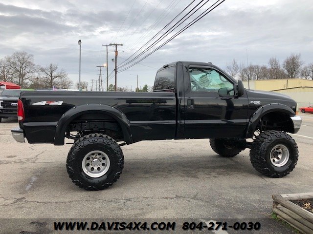 1999 Ford F 250 Super Duty Regular Cab Long Bed 4x4 Lifted Xlt Pick Up 3042