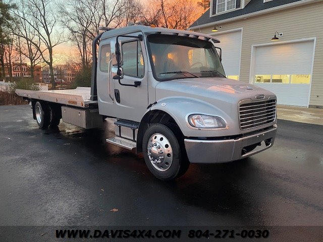 2023 Freightliner M2 Extended Cab Flatbed Rollback Tow Truck Two Car