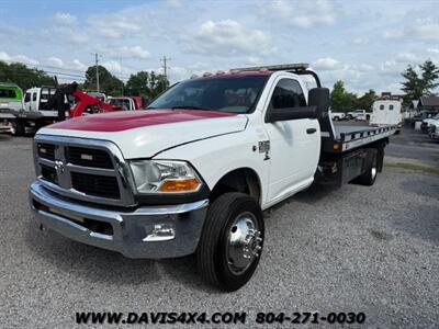 2012 Dodge Ram 5500 4x4 Heavy Duty Cummins Flatbed Rollback Tow Truck   - Photo 4 - North Chesterfield, VA 23237