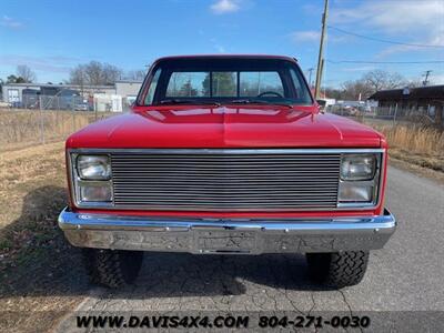 1985 Chevrolet K10 Scottsdale Square Body Stepside Classic Pickup 4x4   - Photo 2 - North Chesterfield, VA 23237