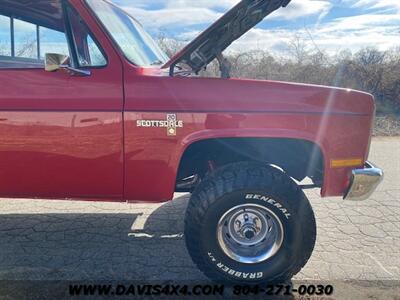 1985 Chevrolet K10 Scottsdale Square Body Stepside Classic Pickup 4x4   - Photo 25 - North Chesterfield, VA 23237