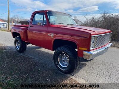 1985 Chevrolet K10 Scottsdale Square Body Stepside Classic Pickup 4x4   - Photo 3 - North Chesterfield, VA 23237