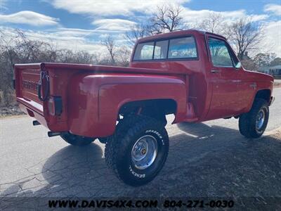 1985 Chevrolet K10 Scottsdale Square Body Stepside Classic Pickup 4x4   - Photo 4 - North Chesterfield, VA 23237