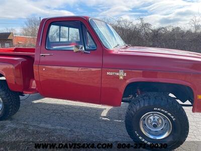 1985 Chevrolet K10 Scottsdale Square Body Stepside Classic Pickup 4x4   - Photo 37 - North Chesterfield, VA 23237