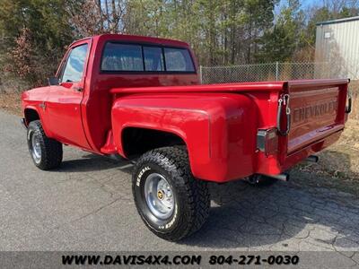 1985 Chevrolet K10 Scottsdale Square Body Stepside Classic Pickup 4x4   - Photo 6 - North Chesterfield, VA 23237