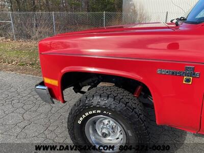 1985 Chevrolet K10 Scottsdale Square Body Stepside Classic Pickup 4x4   - Photo 14 - North Chesterfield, VA 23237