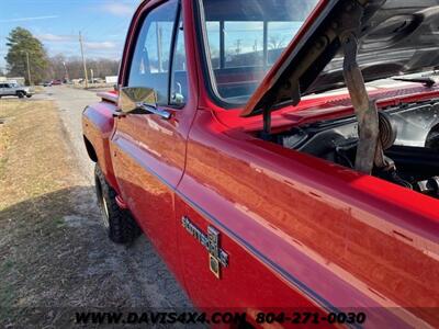 1985 Chevrolet K10 Scottsdale Square Body Stepside Classic Pickup 4x4   - Photo 24 - North Chesterfield, VA 23237