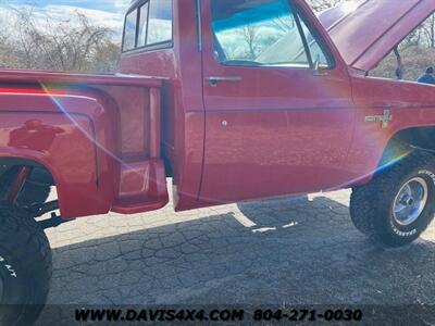 1985 Chevrolet K10 Scottsdale Square Body Stepside Classic Pickup 4x4   - Photo 35 - North Chesterfield, VA 23237