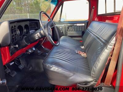 1985 Chevrolet K10 Scottsdale Square Body Stepside Classic Pickup 4x4   - Photo 7 - North Chesterfield, VA 23237