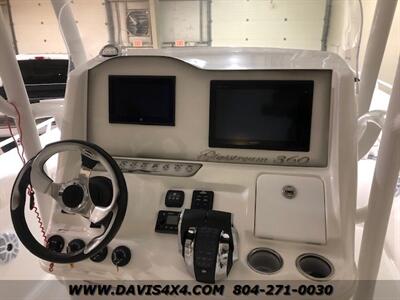 2019 Glasstream 360 SCX Center Console Cabin Triple Mercury 350 XL Verados  V Bottom Performance Power Boat - Photo 11 - North Chesterfield, VA 23237
