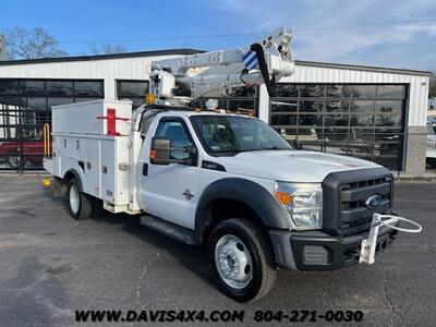 2016 Ford F-550 Diesel Superduty Altec Utility Bucket Truck  