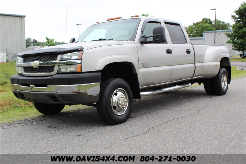 2004 Chevrolet Silverado 3500 LS 6.6 Duramax Diesel 4X4 Dually Crew Cab ...