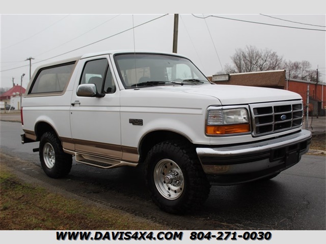 1996 Ford Bronco Eddie Bauer Edition Classic OBS 4X4 Full Size