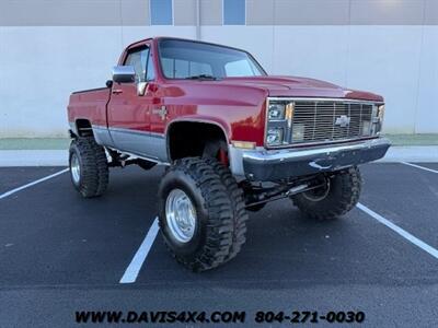 1984 Chevrolet Scottsdale K10 Squarebody Lifted Pick Up  