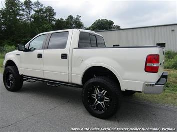 2008 Ford F-150 Platinum Pearl White Lariat Lifted 4X4 Crew Cab SB   - Photo 3 - North Chesterfield, VA 23237