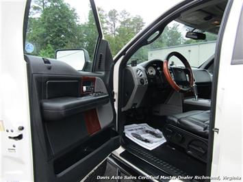 2008 Ford F-150 Platinum Pearl White Lariat Lifted 4X4 Crew Cab SB   - Photo 6 - North Chesterfield, VA 23237