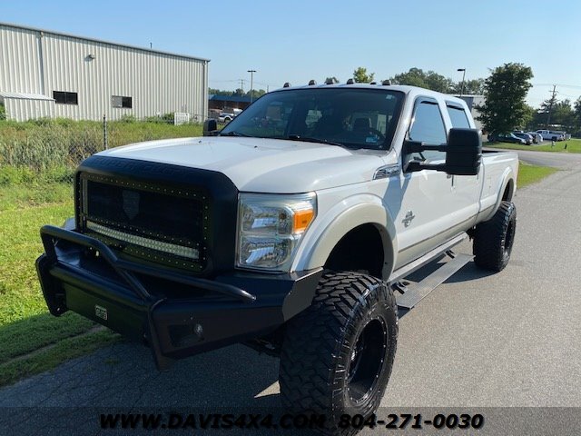 2011 Ford F 350 Super Duty Lariat Lifted 67 Diesel Coil Over Conversion Crew Cab Long Bed Power 7491